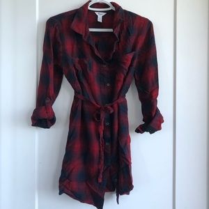 Thyme maternity flannel blouse